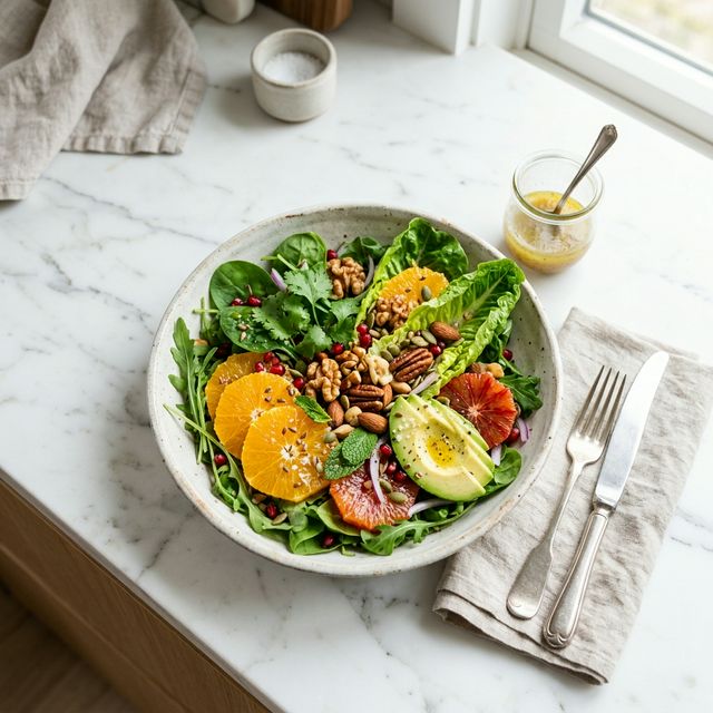 Plato saludable y nutritivo